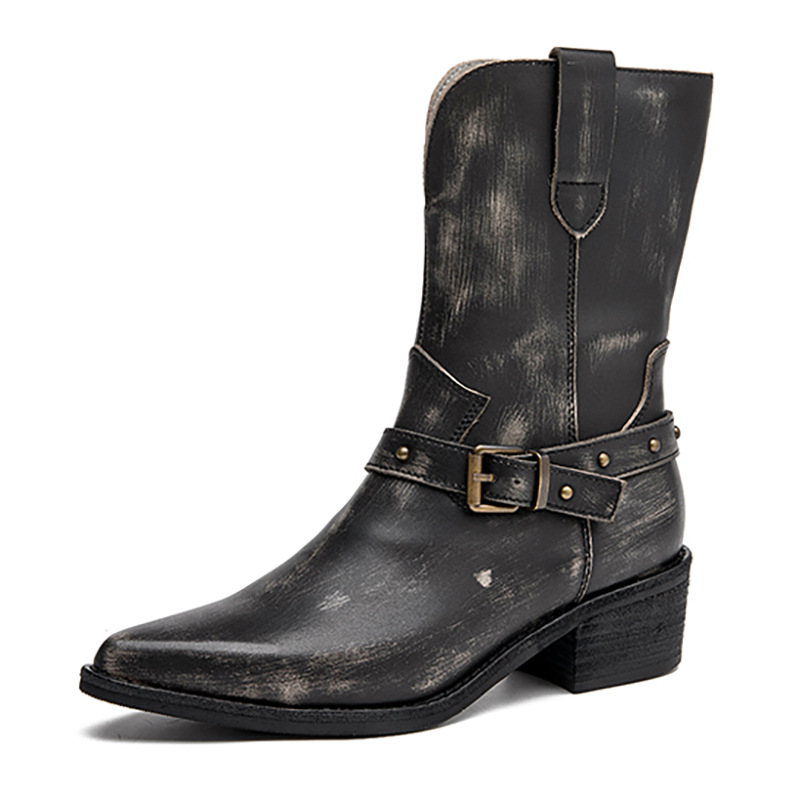 Ethnic Fashion For Ladies - Stivaletti alla caviglia da donna con