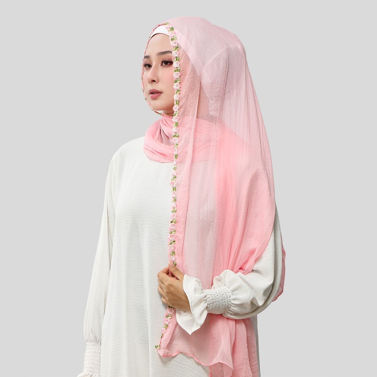 Nuova Sciarpa Lunga in Chiffon - Ethnic Fashion For Ladies recensione e prezzo