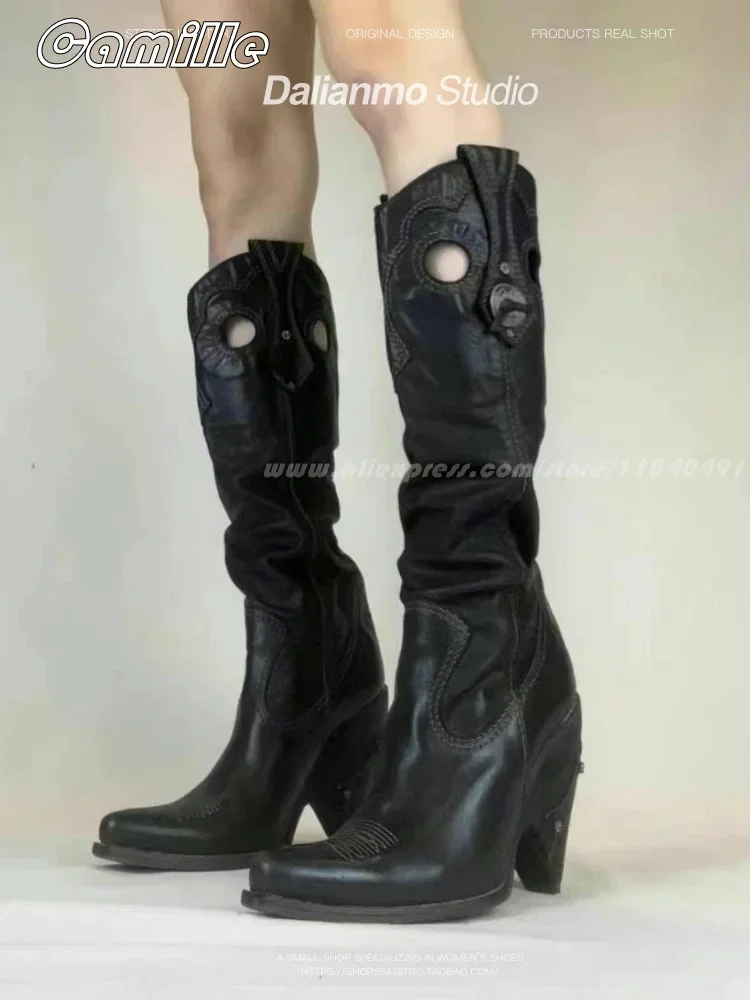 Stivali sexy pieghettati alla  - Ethnic Fashion For Ladies recensione e prezzo