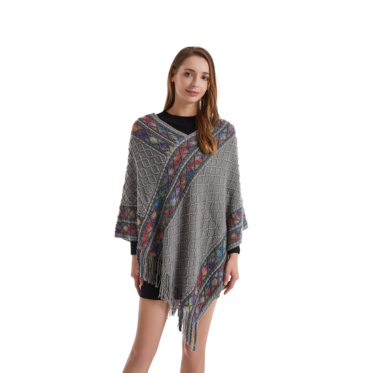 Poncho da donna primavera autu - Ethnic Fashion For Ladies recensione e prezzo